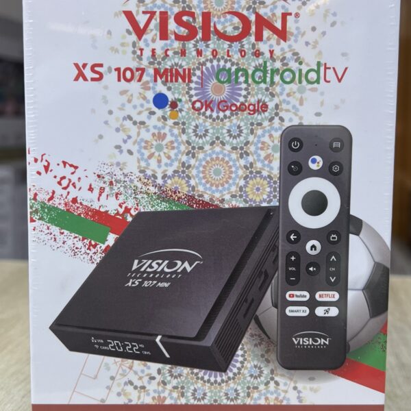 TV Box Vision XS 107 Mini 2025 Dual WiFi Android 13 + Abonnement
