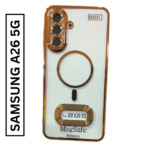 Pochette pour Samsung Galaxy A26 5G Antichoc TPU Transparent Gold