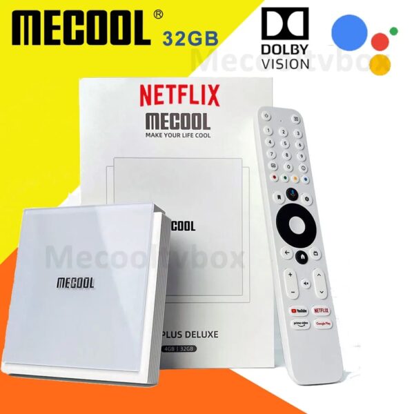 MECOOL KM2 PLUS Deluxe – TV Box 4K Android 11 avec Wi-Fi 6