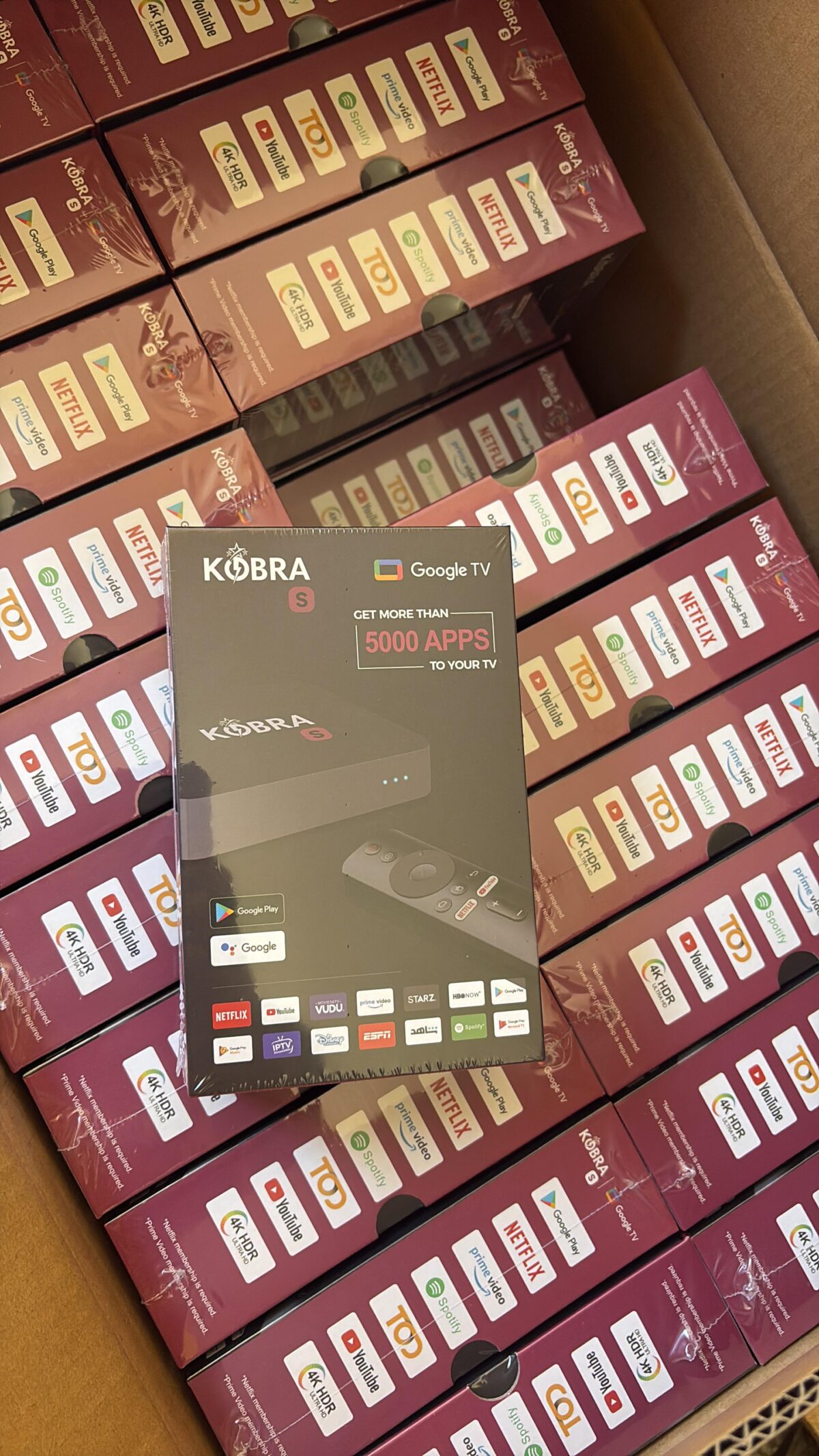Kobra S 2026 – TV Box Android Google TV | 4K HDR, WiFi Dual avec Abonnements - Image 2