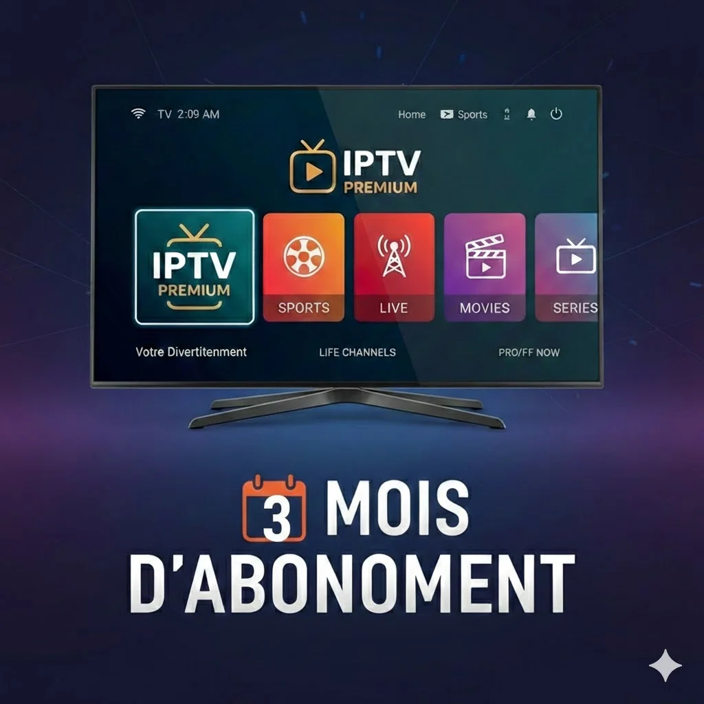 abonnement IPTV 3 mois